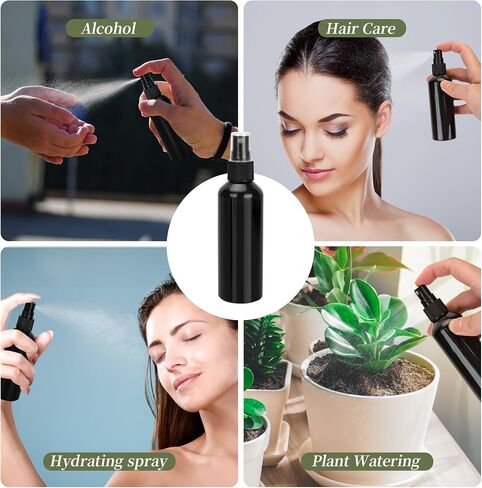36 Pack Black Plastic Spray Bottles 8 oz Small Spray Bottle Fine Mist Cleaning Spray Bottles, 8 oz Empty Sprays Bottle Bulk for Travel, Essential Oils, Cleaning in Kuwait