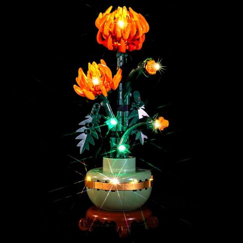 LED Light Kit for Lego Chrysanthemum 10368 Flowers– Compatible with Lego Botanical Chrysanthemum Collection (NOT Included The Building Set) in Kuwait