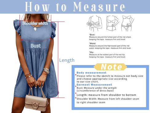 chouyatou Women's Denim Ruffle Flutter Sleeve Mini Dress Y2k Swing Baydoll Tunic Short Jean Dress in Kuwait
