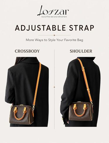 Adjustable Length Vachetta Leather Replacement Bag Strap, Fits Speedy Nano/20/25/30/35 Boulogne and More in Saudi Arabia