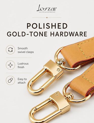 Adjustable Length Vachetta Leather Replacement Bag Strap, Fits Speedy Nano/20/25/30/35 Boulogne and More in Saudi Arabia