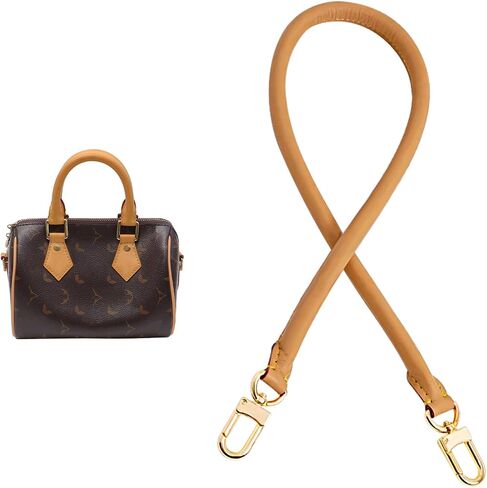 Vachetta Leather Shoulder Strap Replacement,Bags Strap Fit for Graceful Damier Speedy 25 30 Handbags 27.5inches(Deep Beeswax) in Kuwait
