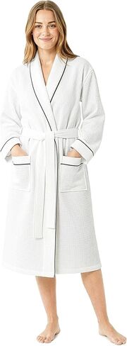 Get Trend Waffle Robes for Women S-2XL, Lightweight Soft Bathrobes, Cozy Loungewear House Coat for Spa, Shower & Hotel in Saudi Arabia