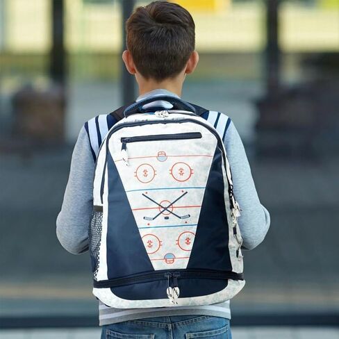 ChalkTalkSPORTS Hockey Backpack for School - Kids Hockey Bookbag with Shoe Pocket - Rinkside in Saudi Arabia