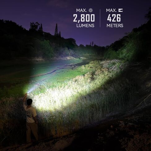 مصباح يدوي مسطح من GR35 EDC مع الضوء الأخضر والأشعة فوق البنفسجية وسرد LED أبيض ، 2800 Lumens Type-C الجيب القابلة لإعادة الشحن مثالية للتحقق ، العمل (GR35 GREEN LIGHT) in Kuwait