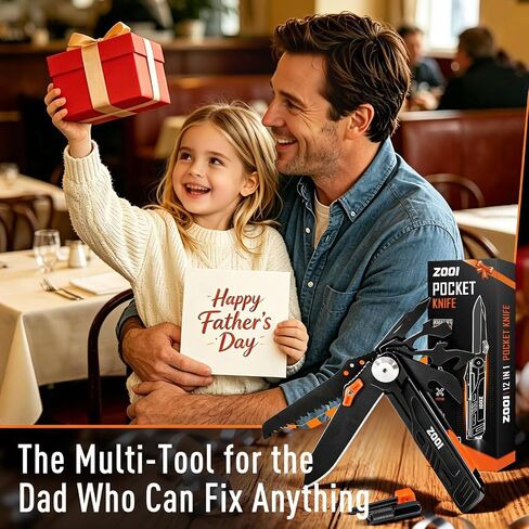 ZOOI Stocking Stuffers for Adults Men, LED Flashlight Gloves, Christmas Gifts for Men Who Have Everything, Mens Gifts for Dad, Husband, Him, Cool Gadgets for Men, Tools for Men Camping Accessories in Kuwait