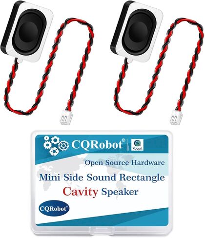 2 Pieces / 1 Pair 35mm * 25mm * 6.8mm Side Sound 8 Ohm 2 Watt/3 Watt Rectangle Cavity Speaker, JST-PH 2.0 mm 2-Pin Interface Wire, for Computer Electronic Project Application Components. in Kuwait