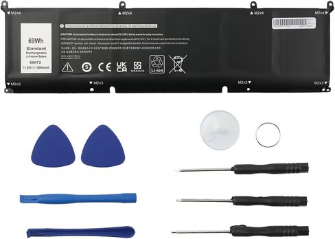 55Wh C4K9V Laptop Battery Replacement Compatible with Dell XPS 12 9Q33 -L221X 13 9333 Ultrabook 13 XPS13 13-L321X 13-L322X XPS L321X L322X Series 3H76R 489XN PKH18-7.4V in Kuwait