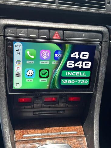 [ترقية] راديو Car لـ Chevy Traverse LT/Buick Enclave 2014-2018 مع Carplay Android Auto ، 4+64g 9 بوصة شاشة Thouch Screen Radio مع Bluetooth5.0 32EQ 1280 * 720P GPS WiFi in Kuwait