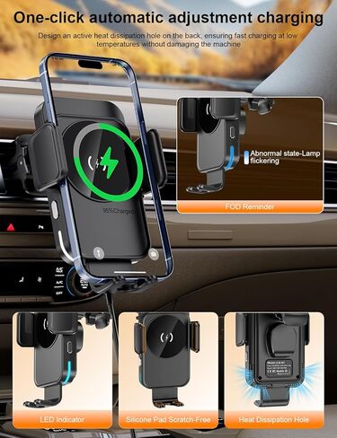 Bike Phone Holder, Motorcycle Phone Mount, [Camera Friendly] [Quick Install] [Double Locked]Clip for Scooter, 360° Rotate Cell Phone Clamp for iPhone 16 15 Pro Max/14/13, Galaxy and More 4.7-7" Phone in Kuwait