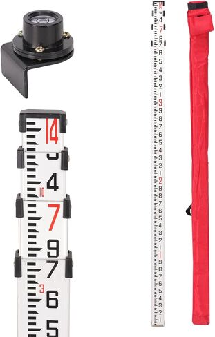 Aluminum Grade Rod - 10ths, With Carrying Case and Rod level (9 Foot) in Kuwait