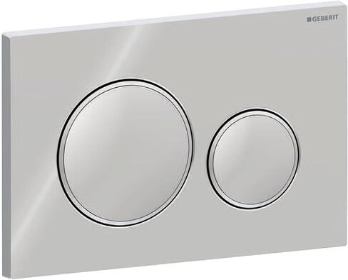 Geberit cist. مفتاح أزرار EMP./دفع sigma-20 بلاستيك، أبيض (كروم زاهي) in Kuwait