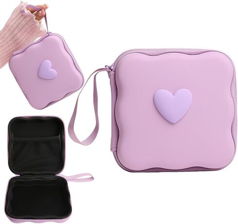 Charger Cover Storage Bag, Cute 3D Bow Tie Waves Design Charger Protector Travel Storage Case, Earphone Wire Saver Cable Cord Organizer Wireless Earphone Storage Box, Black Bow in Kuwait