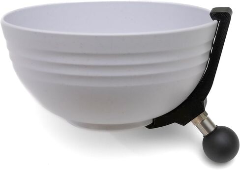 NEXUS Snack Bowl with 1 Inch Ball Mount (Black), medium in Saudi Arabia