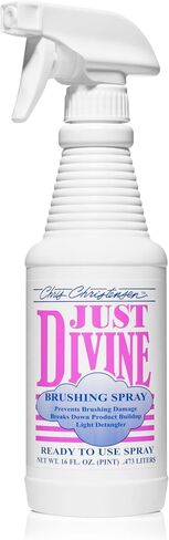 Chris Christensen Just Divine Dog Brushing Spray, Groom Like a Professional, Prevents Brushing Damage, Light Detangler, Ready to Use, All Coat Types, Made in USA, 16oz in Kuwait