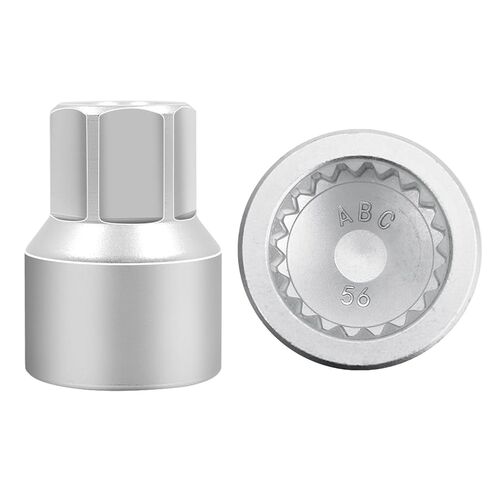 JEUCLEL ABC-56 - Wheel Locking Nut Key for Porsche VW Toureg Panamera/Cayenne/Macan/Cayman/SUV, Wheel Lock Nut Scoket Adapter, Wheel Anti-Theft Lug Nut Removal Tool, Anti-Theft Screw Remover in Kuwait