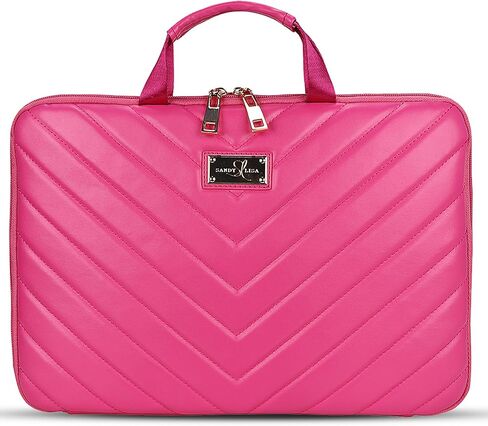 Sandy Lisa 14 Inch Laptop Sleeve, Chevron Printed Protective Case with Buttery Soft Anti-Scratch Lining in Saudi Arabia