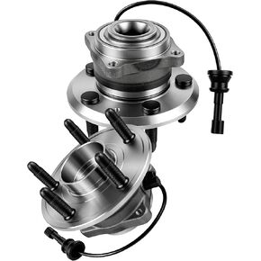 Pair 515058 4WD Front Wheel Bearing Hub Assembly Compatible with Chevy Avalanche Silverado 1500 2500 HD 3500 Classic Suburban, GMC Sierra Yukon XL 2500 2000-2006, for Hummer H2 2003-2007 8 Lug w/ABS in Kuwait
