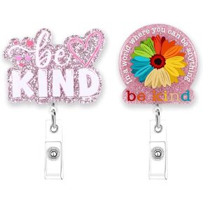 2 Pcs Cat Badge Reel Funny Happy Pills - Retractable ID Holder with Alligator Clip& Nylon Cord | AcrylicClip for Nurse Nurses Office Worker Teacher Student in Kuwait