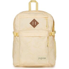 JanSport Main Campus Backpack - Travel or Work backpack w 15-Inch Laptop Sleeve and Dual Water Bottle Pockets, Floral Pastel Lilac in Kuwait