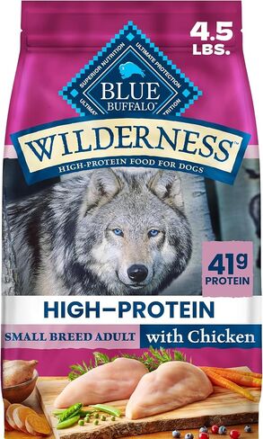 Blue Buffalo Wilderness Adult Small Breed Dry Dog Food Real Chicken with Natural Ingredients in Kuwait
