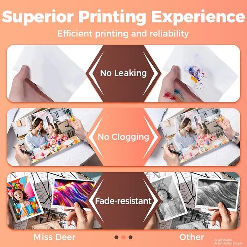 MS DEER LC3033 Black Ink Cartridges 2-Pack, Compatible Replacement for Brother LC3033XXL LC3033BK LC 3033 BK XXL 3035 LC3035XXL High Yield for MFC-J995DW MFC-J805DW MFC-J815DW MFC-J805DWXL Printer in Kuwait