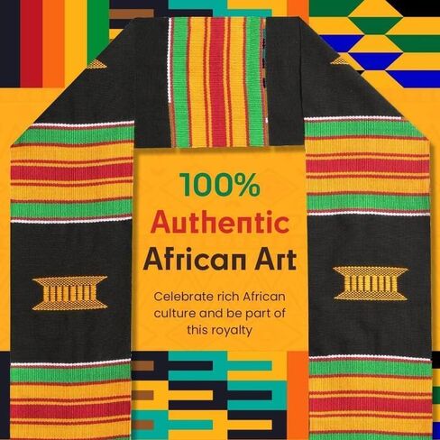 Black Grads Matter Stole 2023| Kente Graduation Stole 2023 | Kente Stole Class of 2023 in Kuwait