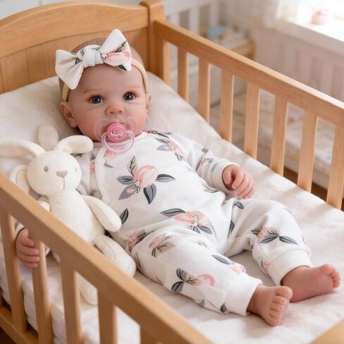 Milidool LifeLike Reborn Baby Baby Dolls Girl - 20 بوصة واقعية حديثي الولادة دمى الأطفال مع جسم مسبب ، ودمى الأطفال الحقيقية مع إكسسوارات لهدايا الفتيات البالغة من العمر 3 سنوات ، واللعب التظاهر ، والمجموعة in Kuwait