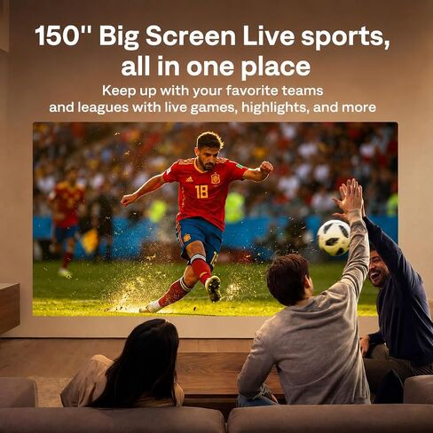 Aurzen Roku TV Smart Smartor مع WiFi و Bluetooth ، تجربة بث Roku مدمجة ، محرك بصري مغلق ، 1080 بكسل FHD ، مدعوم 4K ، صوت Dolby ، جهاز عرض صغير محمول للأفلام المنزلية/الخارجية in Kuwait