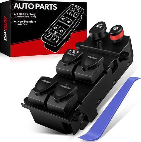 Power Window Switch Fits for:-Honda 2002-2006 CRV 2001-2005 Civic (4-Door Sedan) Driver Side Control Switch OE# 35750S5AA02ZA, 35750S5AA01ZA, 35750-S5A-305ZA in Kuwait