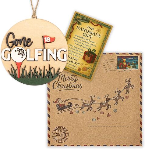 Best Dad by Par Golf Ornament for Dad – Funny Golf Christmas Tree Decoration for Men, Acrylic Suncatcher Gift from Son or Daughter, Holiday Keepsake for Golf Lovers in Kuwait