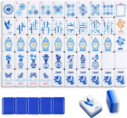 American Mahjong Tiles Set with 166 Quality Acrylic Tiles (1.2", Tiles Only), Mahjongg Game Set in Kuwait