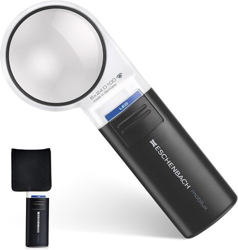 ESCHENBACH 1511-3 LED Wide Light Magnifier 3.5X 2.0 x 2.0 inches (50 x 75 mm) in Saudi Arabia