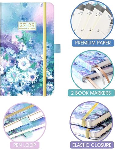 2026-2028 Pocket Planner/Calendar - 3 سنوات مخطط شهري 2026-2028 ، يناير 2026 - ديسمبر 2028 ، 3.93 '' × 6.29 '' ، 36 شهر in Kuwait