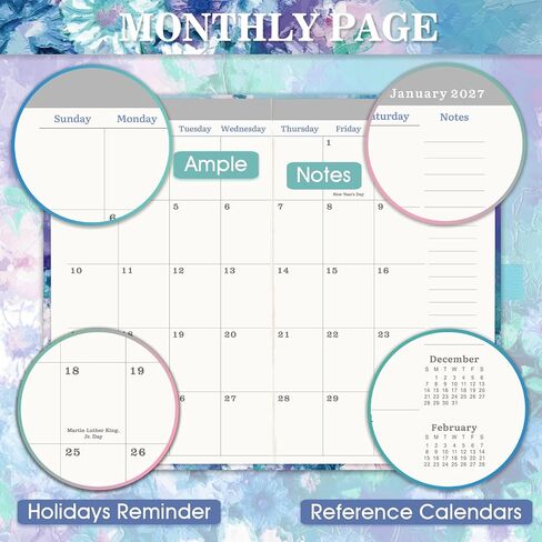 2026-2028 Pocket Planner/Calendar - 3 سنوات مخطط شهري 2026-2028 ، يناير 2026 - ديسمبر 2028 ، 3.93 '' × 6.29 '' ، 36 شهر in Kuwait