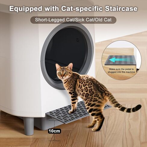 2 Pack Stainless Steel Litter Box with Lid, Ellenpent, Large Metal Cat Litter Pan, High Sided, Anti-Urine Leakage, Odor-Free & Easy Clean, Includes 2 Scoops &Trash Bag*4 & Sticker, Gray in Kuwait