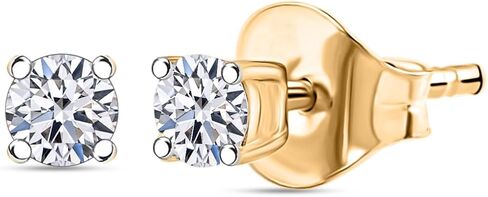 IGI Certified 0.5 to 1 Carat Lab Grown Diamond Stud Earrings for Women And Men In Platinum Or Gold G-H SI Jewelry Gifts Anniversary Birthday Gifts for Womens in Saudi Arabia