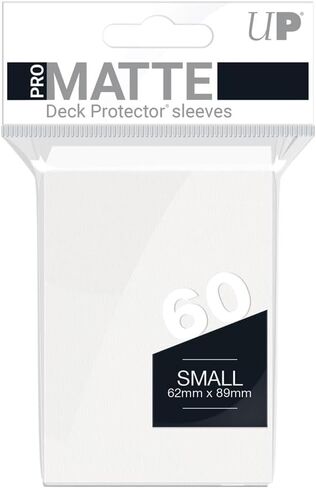 Ultra Pro Pro-Matte Small Deck Protector Sleeves لـ Yu-Gi-OH و Cardfight Vanguard-White (60 ct.) in Kuwait