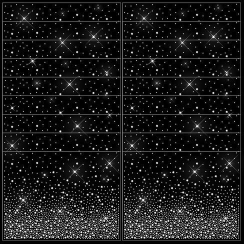 10 Sheets Iron-on Rhinestone Sheets Transfers for Clothing, Glitter Crystal Hotfix Transfers Decals, Hot Melt Sparkle Flat Round Rhinestone Patches for Clothing Craft DIY Decor in Kuwait