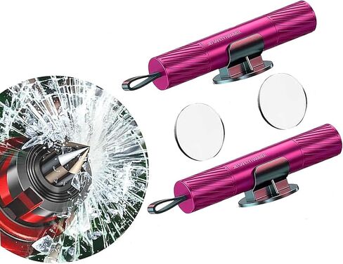 2025 Upgraded Life Hammer Car EscapeTool and Seatbelt Cutter,Beam Lab Life Hammer,Car Hammer Seatbelt Cutter Window Breaker Emergency Escape Tool,Seat Belt Cutter and Glass Breaker for Cars(4PCS) in Saudi Arabia