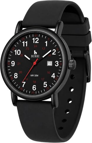 BUREI Nurse Wrist Watch for Nurse Medical Professionals Students Women Men, Waterproof 12/24 Hour Military Time Luminouse Easy Read Dial,Colorful Silicone Band in Kuwait