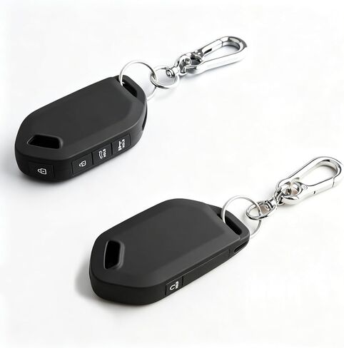 TANDRIVE 5-Button Key Fob Cover for Kia 2025 K4 K5 Sorento Telluride 2022-2025, Silicone, 2-Pack, Black in Kuwait
