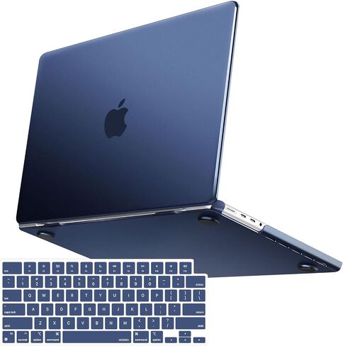 MOSISO Compatible with MacBook Pro 14 inch Case 2025-2021 M4 M3 M2 M1 A3112 A3185 A3401 A2918 A2992 A2779 A2442, Ultra-Thin Natural Original Color Hard Case&Matching Color Keyboard Cover, Space Black in Kuwait