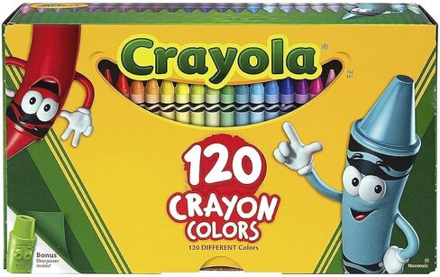 2 PACK Crayola 120ct Original Crayons in Kuwait