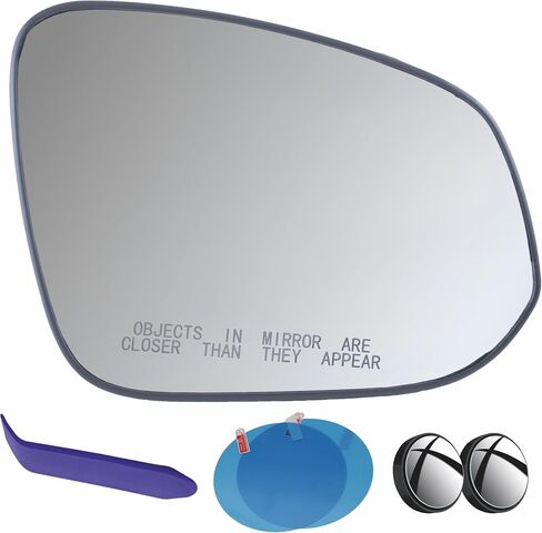 EAP Passenger Side Mirror Glass Compatible with Toyota RAV4 2013-2025, 4runner 2014-2024, Tacoma 2016-2023, Non-Heated 879310R080 879310R070 8793142E30 TO1325142 TO1325121 in Kuwait
