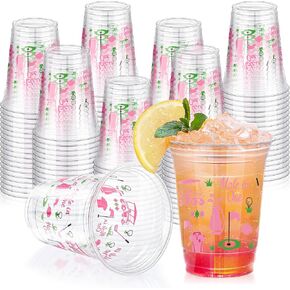 120 Pieces Football Disposable Plastic Cups Bulk 16 Ounces Clear Football Party Cups Drinking Printed Cups for Football Themed Holiday Party Supplies Favors in Kuwait