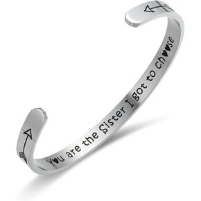 Sister Bracelet Stainless Steel Friendship Jewelry Gifts for friends Female Perfect Best Friend Birthday Gifts for Women in Kuwait