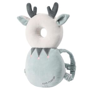 Baby Head Protector Backpack -Soft & Lightweight Pads - Prevents Bebes Backward Fall Lion Plush Stuffed in Kuwait