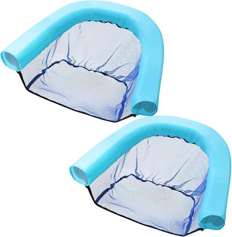 2 Pack Swimming Pool Noodle Floating Mesh Chair for Adults Pool Float Chair Noodle Chair Floats for Swimming Water Relax (Noodle Not Included) in Kuwait