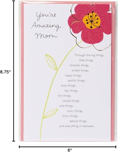 بطاقة عيد ميلاد American Greetings لأمي (الأزهار ، أنت مدهش) in Kuwait